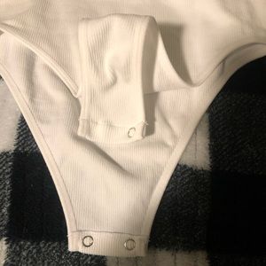 Tops - Lace Trim Bodysuit Tops - Lace Trim Bodysuit